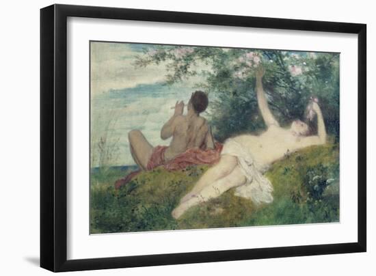 Spring (Sketch), 1862-Arnold Böcklin-Framed Giclee Print