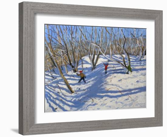 Spring Snow, Newhaven Derbyshire, 2008-Andrew Macara-Framed Giclee Print