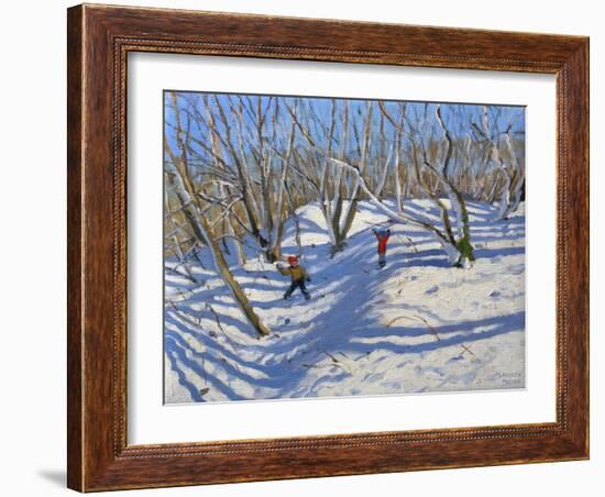 Spring Snow, Newhaven Derbyshire, 2008-Andrew Macara-Framed Giclee Print