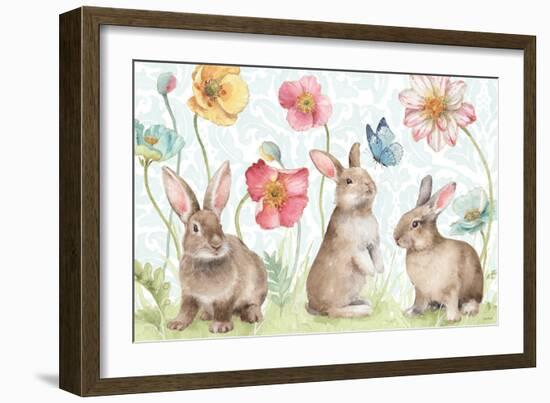 Spring Softies Bunnies I-Lisa Audit-Framed Art Print