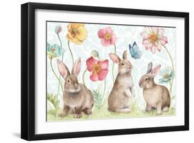 Spring Softies Bunnies I-Lisa Audit-Framed Art Print