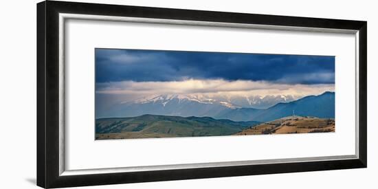 Spring Storm, Rain and Clouds in Carpathian Mountains-Maxim Weise-Framed Photographic Print