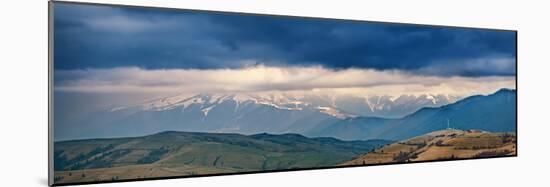 Spring Storm, Rain and Clouds in Carpathian Mountains-Maxim Weise-Mounted Photographic Print