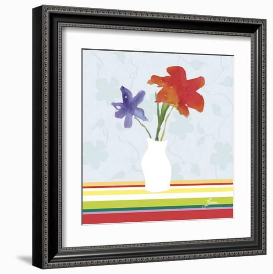 Spring Stripes I-Karen Lorena Parker-Framed Giclee Print