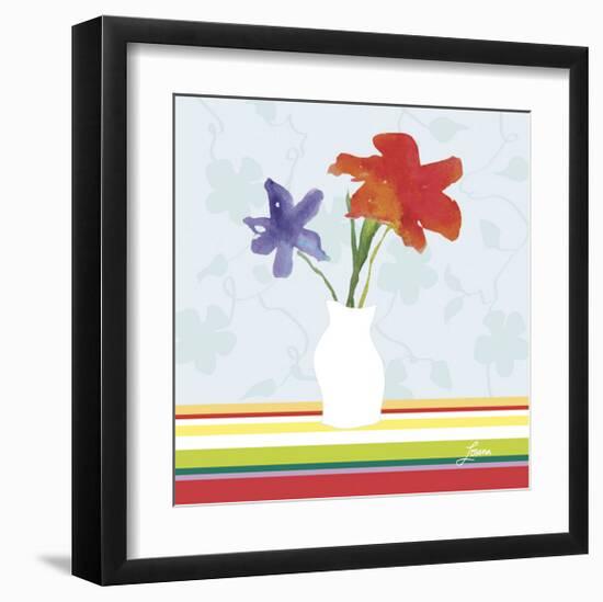 Spring Stripes I-Karen Lorena Parker-Framed Giclee Print