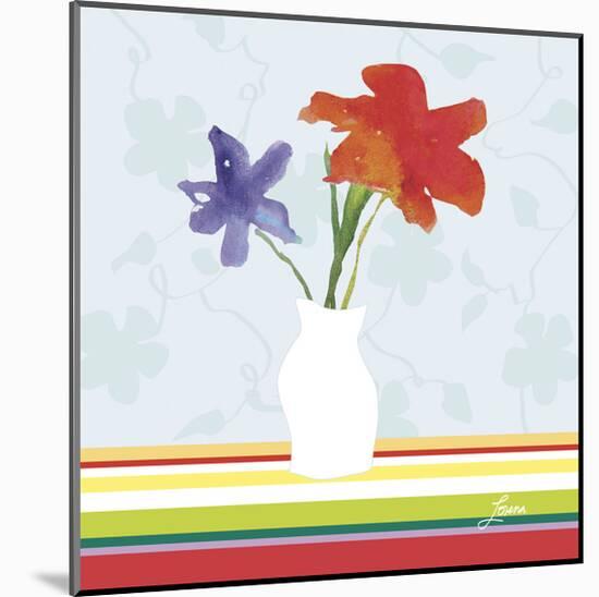 Spring Stripes I-Karen Lorena Parker-Mounted Giclee Print