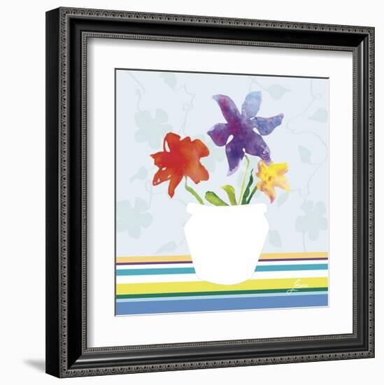 Spring Stripes II-Karen Lorena Parker-Framed Giclee Print