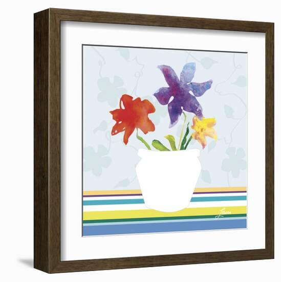 Spring Stripes II-Karen Lorena Parker-Framed Giclee Print