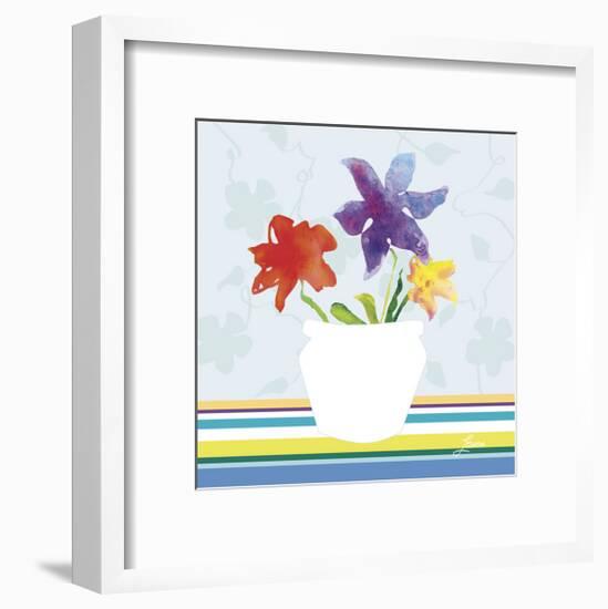 Spring Stripes II-Karen Lorena Parker-Framed Giclee Print