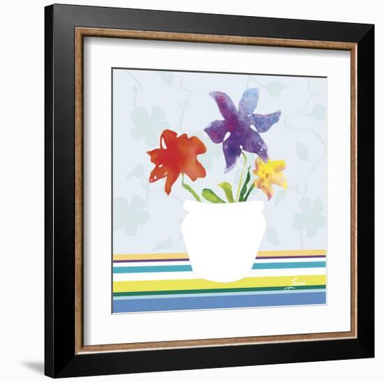 Spring Stripes II-Karen Lorena Parker-Framed Giclee Print