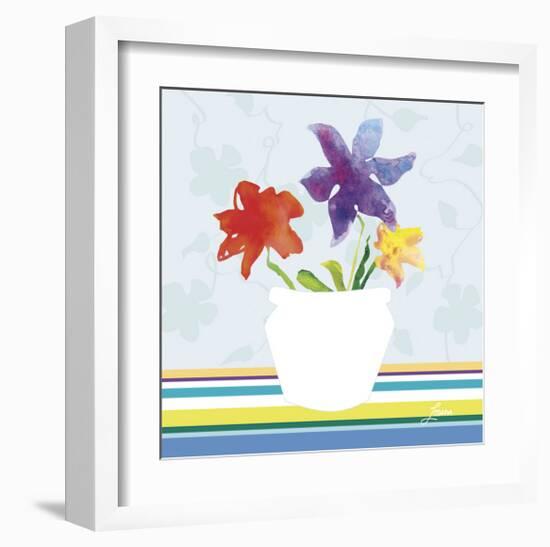 Spring Stripes II-Karen Lorena Parker-Framed Giclee Print