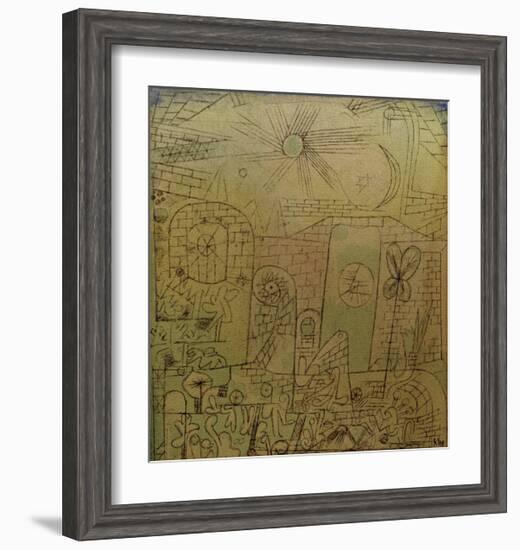 Spring-Sun-Paul Klee-Framed Giclee Print