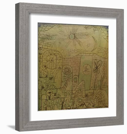 Spring-Sun-Paul Klee-Framed Giclee Print