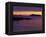 Spring Sunrise Silhouettes Edwards Island and Clouds on Lake Superior, Isle Royale National Park-Mark Carlson-Framed Premier Image Canvas