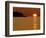 Spring Sunrise Silhouettes Edwards Island and Reflects Light on Lake Superior-Mark Carlson-Framed Photographic Print