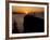 Spring Sunrise Silhouettes Edwards Island and Scoville Point on Lake Superior-Mark Carlson-Framed Photographic Print