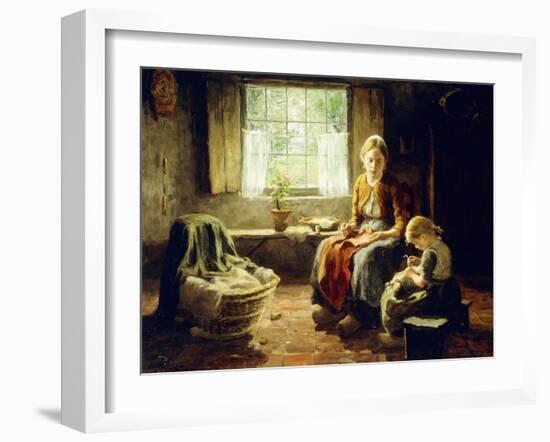 Spring Sunshine, 1913-Evert Pieters-Framed Giclee Print