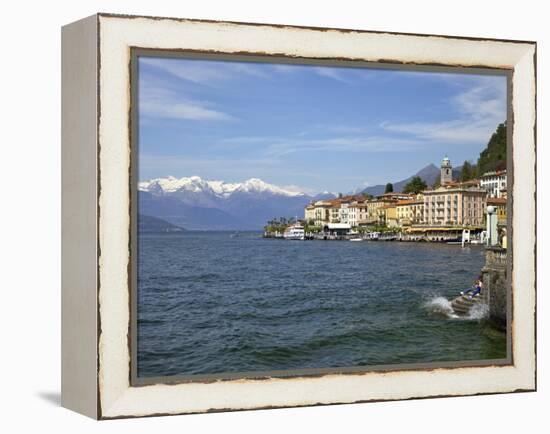 Spring Sunshine in Bellagio, Lake Como, Lombardy, Italian Lakes, Italy, Europe-Peter Barritt-Framed Premier Image Canvas