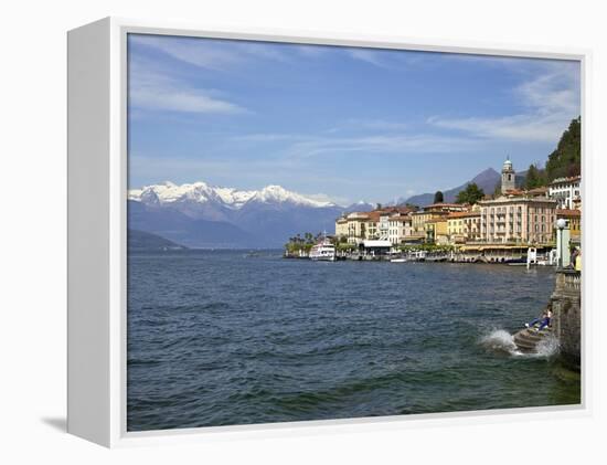 Spring Sunshine in Bellagio, Lake Como, Lombardy, Italian Lakes, Italy, Europe-Peter Barritt-Framed Premier Image Canvas