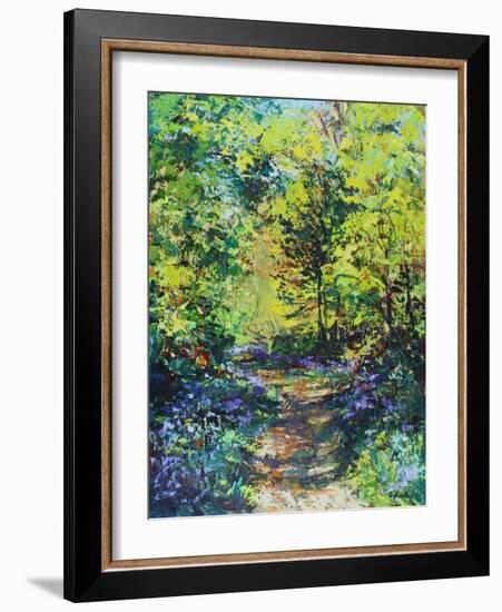 Spring Sunshine in the Woods, 2021 (oil on canvas)-Sylvia Paul-Framed Giclee Print