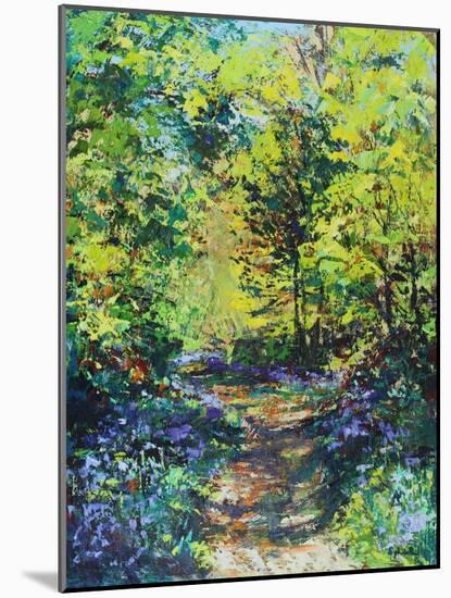 Spring Sunshine in the Woods, 2021 (oil on canvas)-Sylvia Paul-Mounted Giclee Print