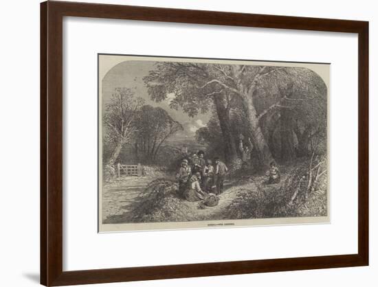 Spring, the Country-Myles Birket Foster-Framed Giclee Print