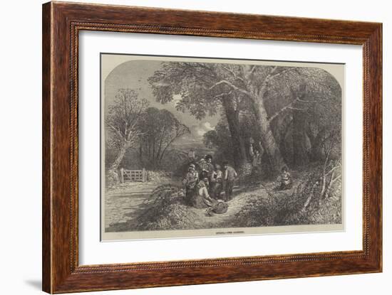 Spring, the Country-Myles Birket Foster-Framed Giclee Print