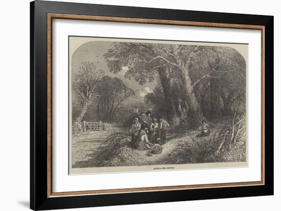 Spring, the Country-Myles Birket Foster-Framed Giclee Print