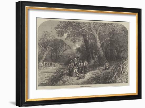 Spring, the Country-Myles Birket Foster-Framed Giclee Print