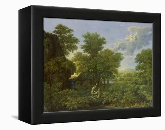 Spring, (The Earthly Paradise), 1660-1664-Nicolas Poussin-Framed Premier Image Canvas