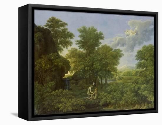 Spring, (The Earthly Paradise), 1660-1664-Nicolas Poussin-Framed Premier Image Canvas