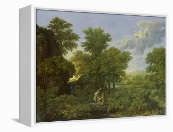 Spring, (The Earthly Paradise), 1660-1664-Nicolas Poussin-Framed Premier Image Canvas
