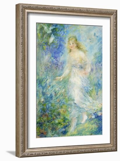 Spring (The Four Seasons); Le Printemps (Les Quatre Saisons), 1879-Pierre-Auguste Renoir-Framed Giclee Print