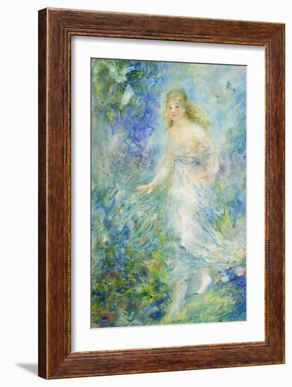 Spring (The Four Seasons); Le Printemps (Les Quatre Saisons), 1879-Pierre-Auguste Renoir-Framed Giclee Print