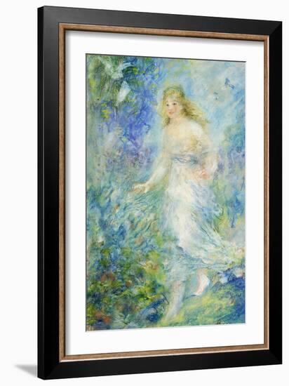 Spring (The Four Seasons); Le Printemps (Les Quatre Saisons), 1879-Pierre-Auguste Renoir-Framed Giclee Print