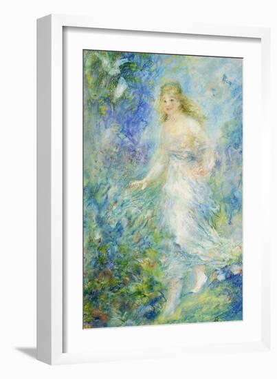 Spring (The Four Seasons); Le Printemps (Les Quatre Saisons), 1879-Pierre-Auguste Renoir-Framed Premium Giclee Print