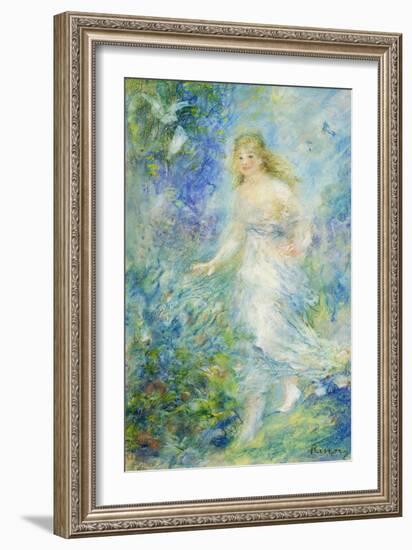 Spring (The Four Seasons)-Pierre-Auguste Renoir-Framed Giclee Print