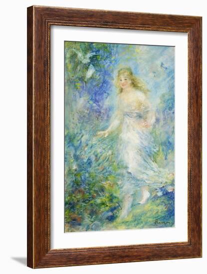 Spring (The Four Seasons)-Pierre-Auguste Renoir-Framed Giclee Print