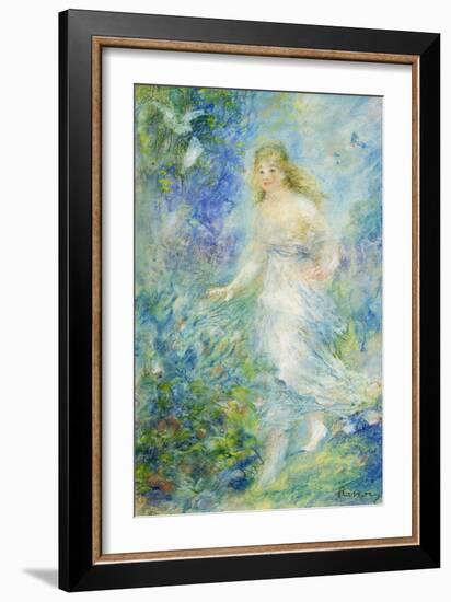 Spring (The Four Seasons)-Pierre-Auguste Renoir-Framed Giclee Print