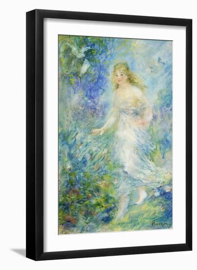 Spring (The Four Seasons)-Pierre-Auguste Renoir-Framed Giclee Print