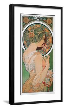 Spring: The Primula , c.1899-Alphonse Mucha-Framed Art Print
