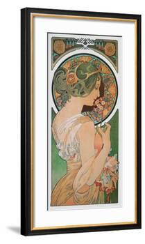 Spring: The Primula , c.1899-Alphonse Mucha-Framed Art Print