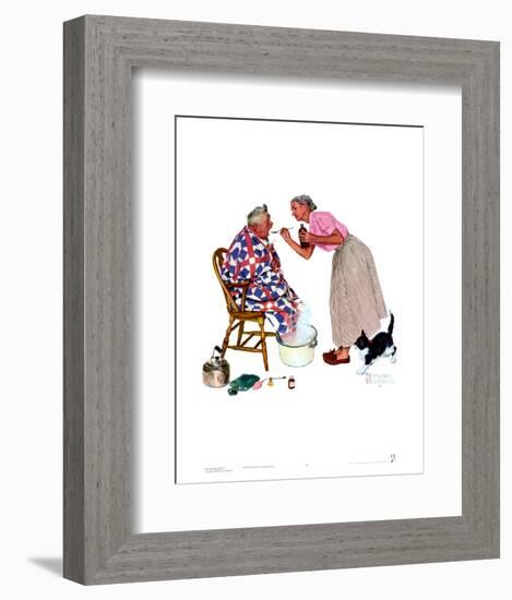 Spring Tonic-Norman Rockwell-Framed Art Print