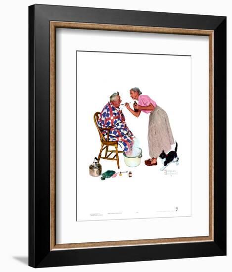 Spring Tonic-Norman Rockwell-Framed Art Print