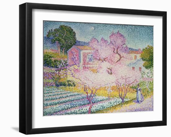 Spring Trees in Blossom-Henri-Edmond Cross-Framed Giclee Print