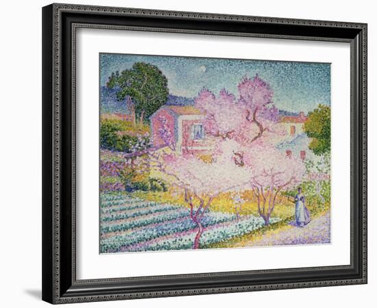 Spring Trees in Blossom-Henri-Edmond Cross-Framed Giclee Print