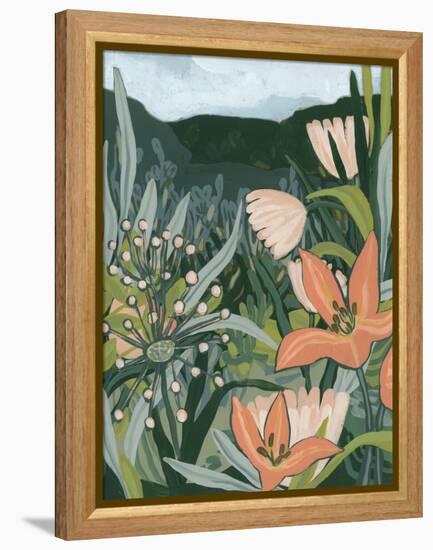 Spring Valley Blooms II-June Vess-Framed Stretched Canvas