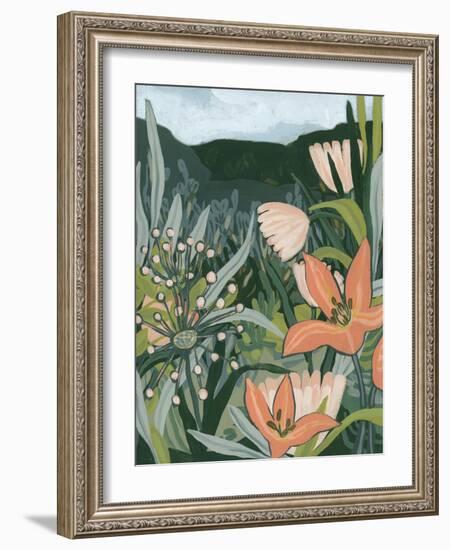 Spring Valley Blooms II-June Vess-Framed Art Print
