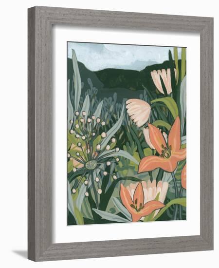 Spring Valley Blooms II-June Vess-Framed Art Print