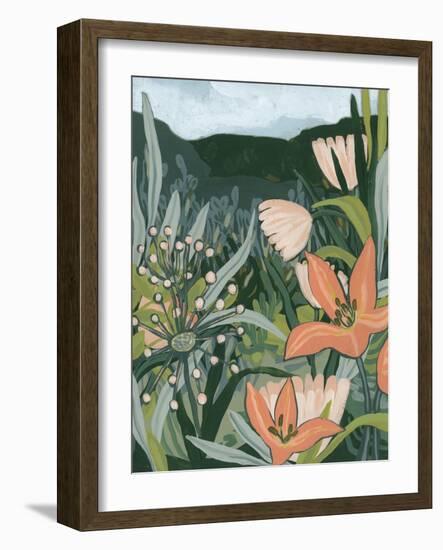 Spring Valley Blooms II-June Vess-Framed Art Print